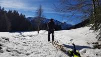 #Winter #L&auml;ngental# Schlittenfahren #Familie#Gaudi #Kirchsteinh&uuml;tte